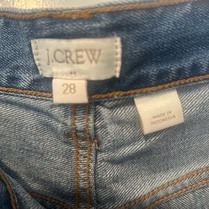 J crew high waist cut off shorts
